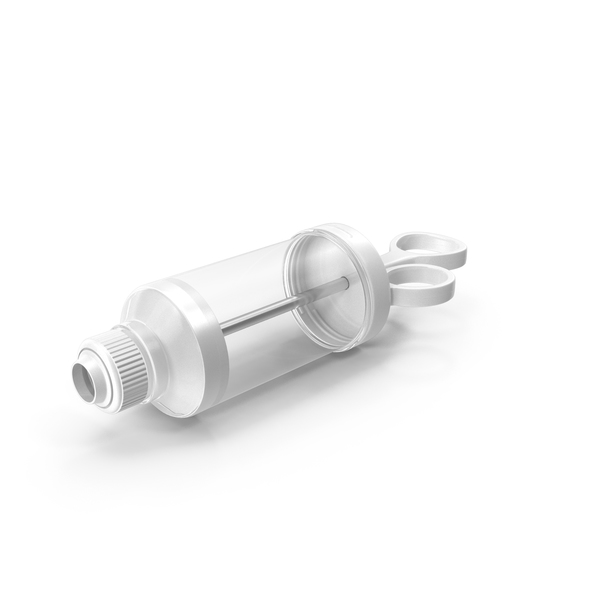 Bakeware: Plastic Dessert Decoration Syringe Empty PNG & PSD Images