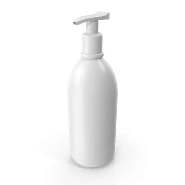 Sanitizer: Plastic Dispenser Bottle PNG & PSD Images