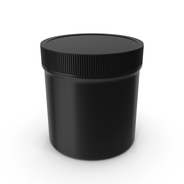Spice: Plastic Jar Wide Mouth Straight Sided 6oz Closed Black PNG & PSD Images Spice: Plastic Jar Wide Mouth Straight Sided 6oz Closed Black PNG & PSD Images