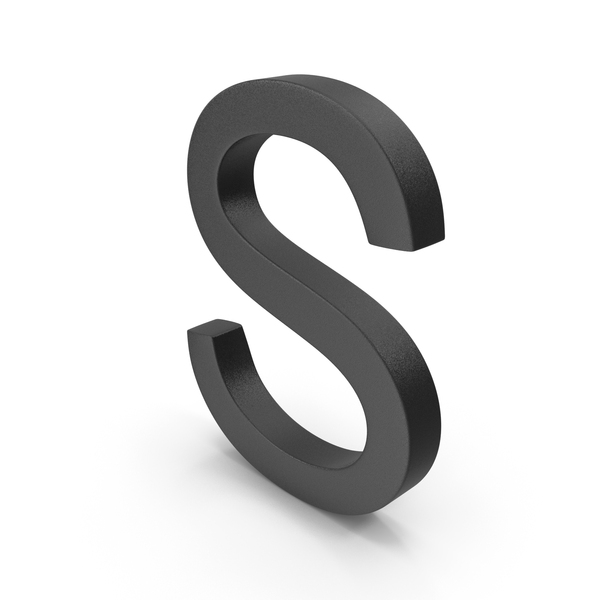 Language: Plastic Letter S PNG & PSD Images