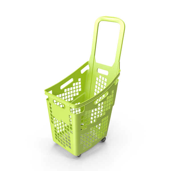 Cart: Plastic Roll Shopping Basket PNG & PSD Images