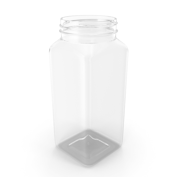 Plastic Square Bottle 16oz 480ml No Cap PNG & PSD Images Plastic Square Bottle 16oz 480ml No Cap PNG & PSD Images