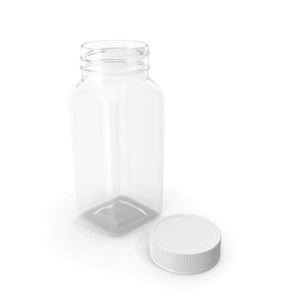 Plastic Square Bottle 4oz 120ml Open PNG & PSD Images Plastic Square Bottle 4oz 120ml Open PNG & PSD Images