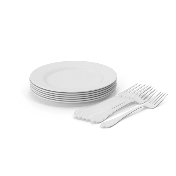 Plate Six Fork Clay PNG & PSD Images Plate Six Fork Clay PNG & PSD Images