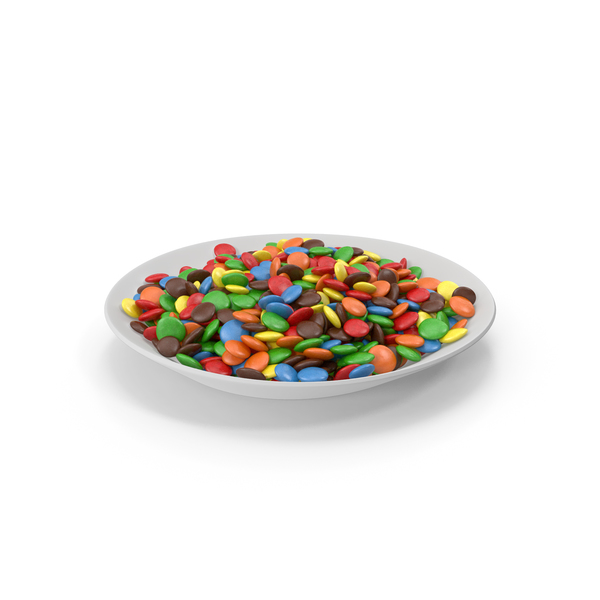 Plate with Colored Chocolate Buttons PNG & PSD Images Plate with Colored Chocolate Buttons PNG & PSD Images