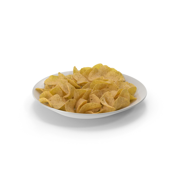 Plate with Potato Chips PNG & PSD Images Plate with Potato Chips PNG & PSD Images