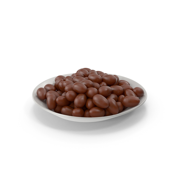 Plate with Unwrapped Small Chocolate Eggs PNG & PSD Images Plate with Unwrapped Small Chocolate Eggs PNG & PSD Images