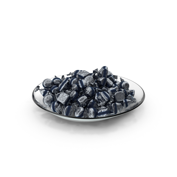 Candy: Plate with Wrapped Fancy Bonbons PNG & PSD Images Candy: Plate with Wrapped Fancy Bonbons PNG & PSD Images