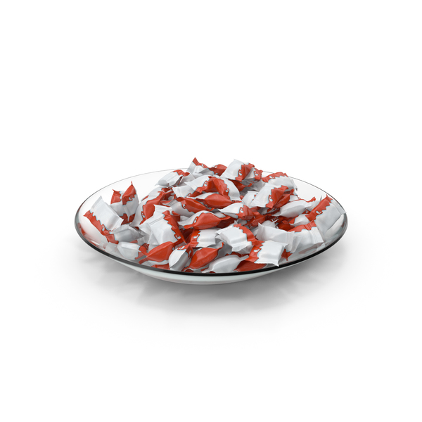 Plate with Wrapped Mini Chocolate Candies PNG & PSD Images Plate with Wrapped Mini Chocolate Candies PNG & PSD Images