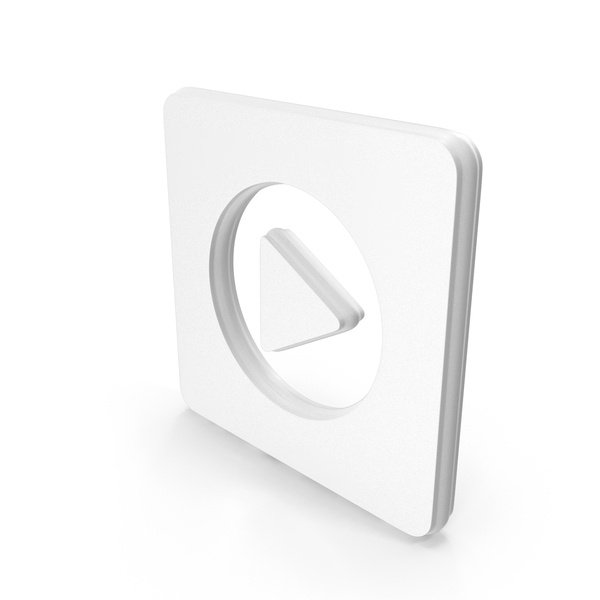 Symbol: Play Video Web Icon White PNG & PSD Images