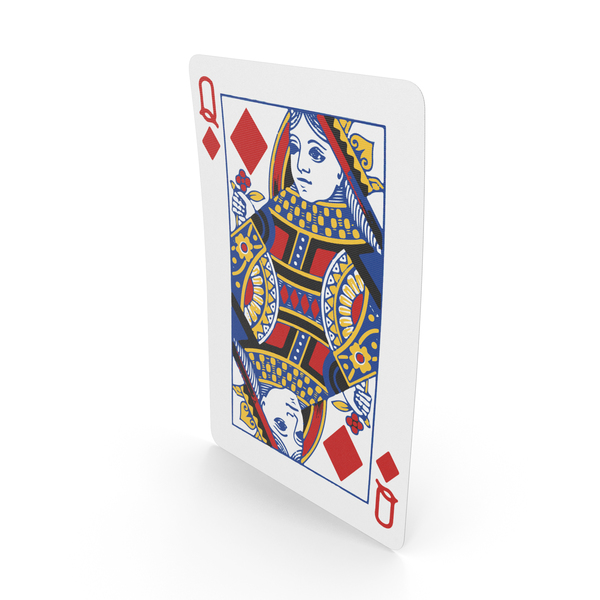 Playing Cards Queen of Diamonds PNG & PSD Images