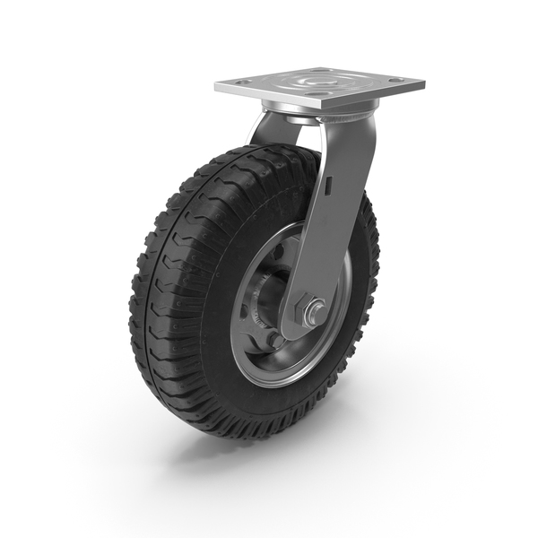 Wagon Wheel: Pneumatic Swivel Caster 8 Inches Chrome PNG & PSD Images Wagon Wheel: Pneumatic Swivel Caster 8 Inches Chrome PNG & PSD Images