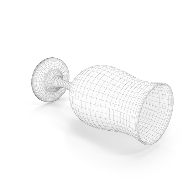 Glassware: Poco Grande Glass Tipped Over Wireframe PNG & PSD Images Glassware: Poco Grande Glass Tipped Over Wireframe PNG & PSD Images