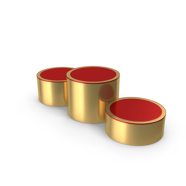 Podium Stage 3 Cylinder Gold PNG & PSD Images Podium Stage 3 Cylinder Gold PNG & PSD Images