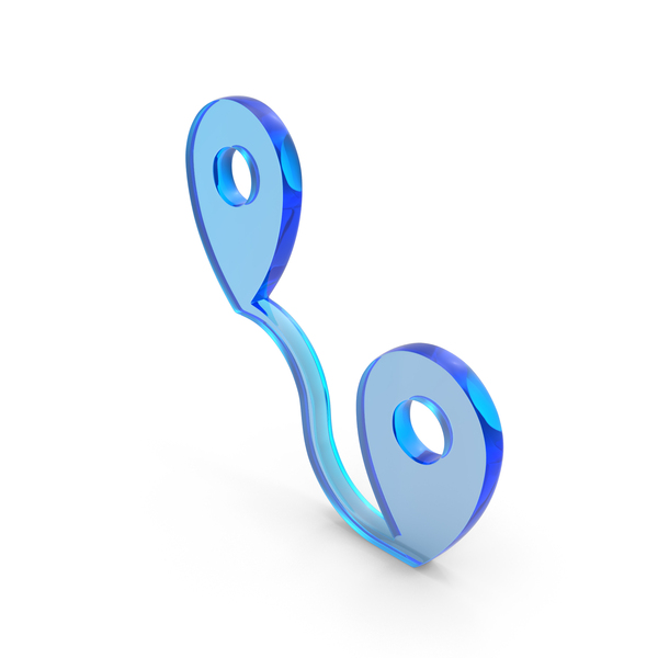 Symbols: Point to Point Location Icon Glass PNG & PSD Images