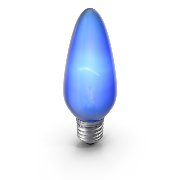 Pointy Lightbulb Blue Turned On PNG & PSD Images Pointy Lightbulb Blue Turned On PNG & PSD Images
