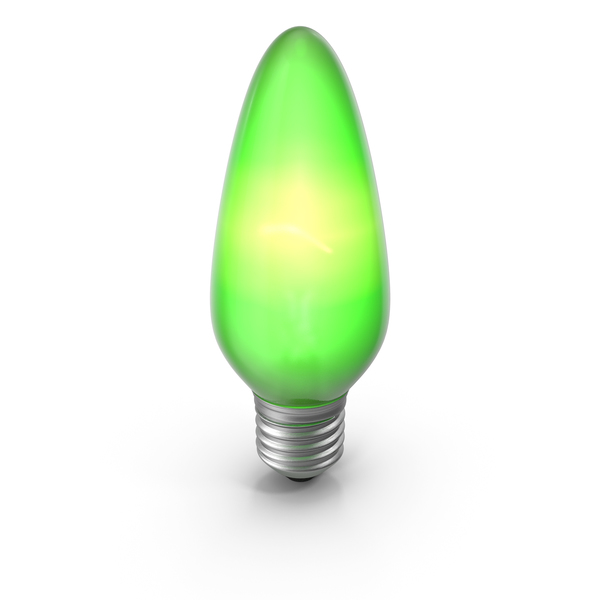 Pointy Lightbulb Green Turned On PNG & PSD Images Pointy Lightbulb Green Turned On PNG & PSD Images