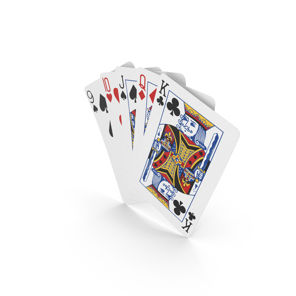 Playing Cards: Poker Hand Straight PNG & PSD Images Playing Cards: Poker Hand Straight PNG & PSD Images