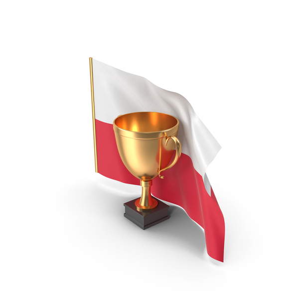 Poland Golden Trophy Flag PNG & PSD Images Poland Golden Trophy Flag PNG & PSD Images