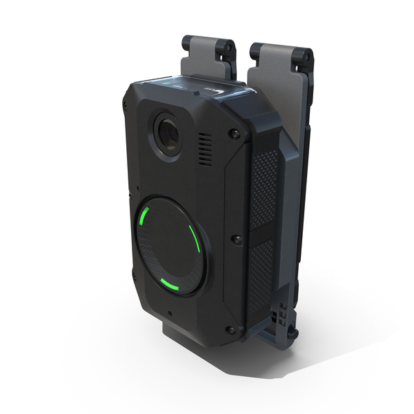 Digital: Police Body Camera on Molle Mount PNG & PSD Images