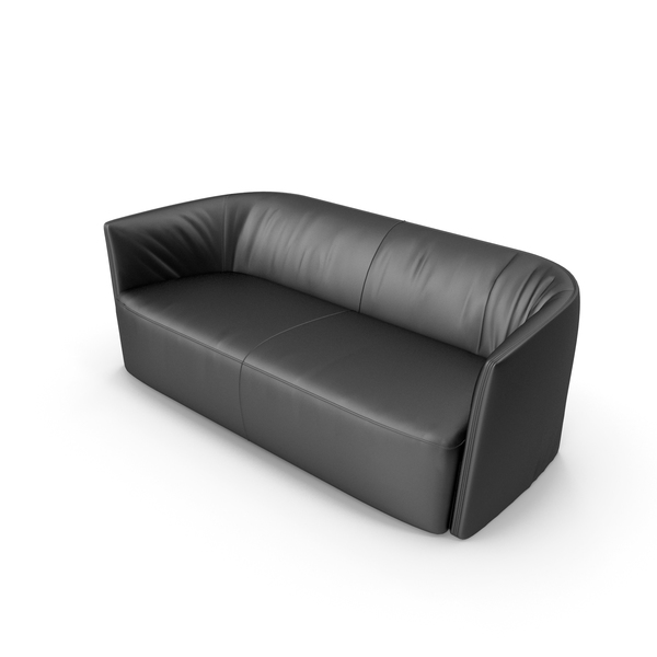 Living Room Set: Poliform Santa Monica Couch PNG & PSD Images