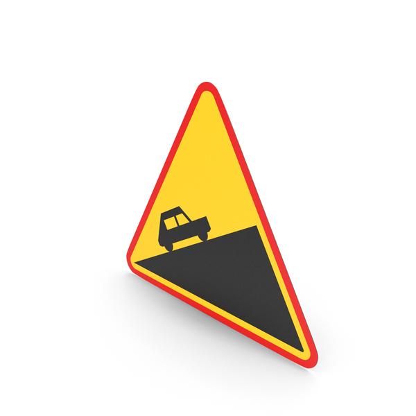 Traffic Signs: Polish Sign Dangerous Incline Upwrds PNG & PSD Images Traffic Signs: Polish Sign Dangerous Incline Upwrds PNG & PSD Images