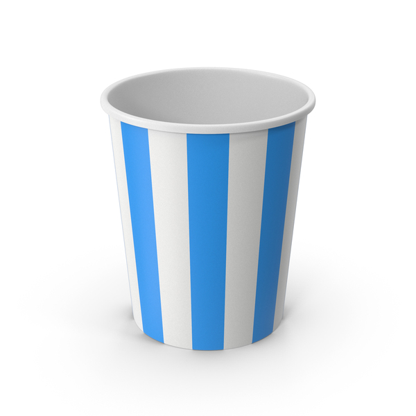 Popcorn Cup Blue PNG & PSD Images