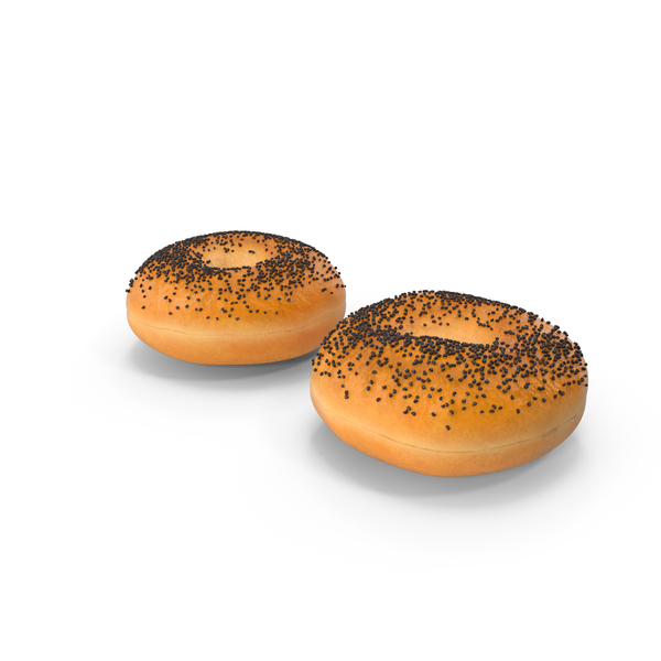 Poppy Seed Bagels PNG Images & PSDs for Download | PixelSquid - S12010772B
