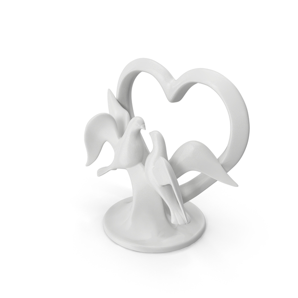 Bird Statue: Porcelain Doves Love Sculpture PNG & PSD Images Bird Statue: Porcelain Doves Love Sculpture PNG & PSD Images