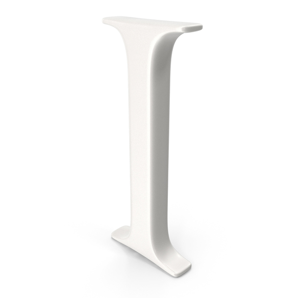 Language: Porcelain Letter I PNG & PSD Images