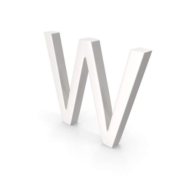 Language: Porcelain Letter W PNG & PSD Images Language: Porcelain Letter W PNG & PSD Images