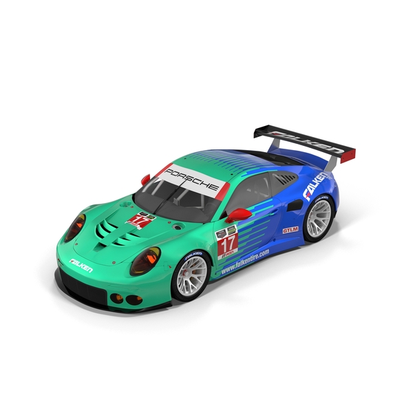 Race Car: Porsche RSR Falken PNG & PSD Images Race Car: Porsche RSR Falken PNG & PSD Images
