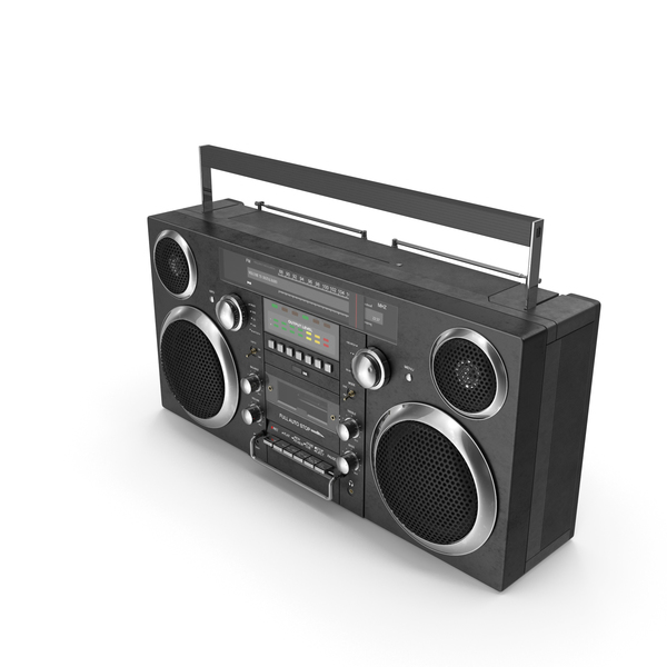 Boom Box: Portable Cassette Boombox PNG & PSD Images
