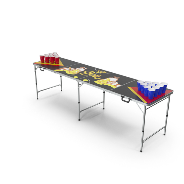 Folding: Portable Foldable Beer Pong Table PNG & PSD Images
