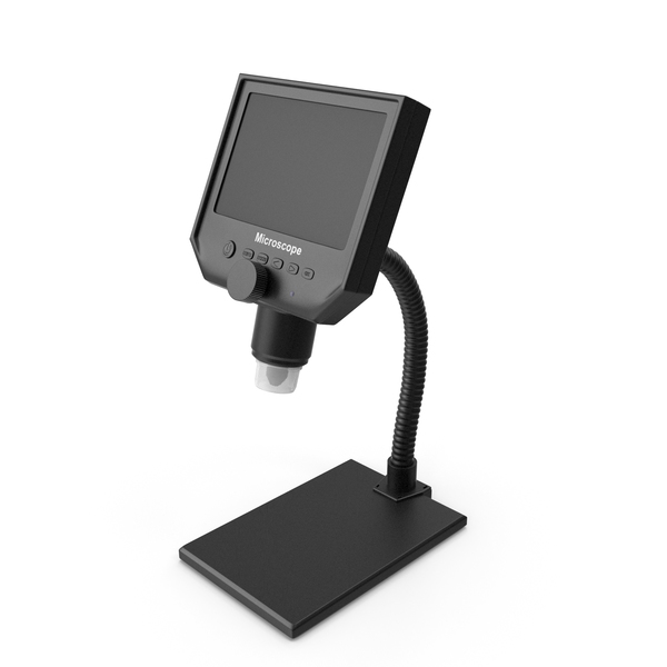 Portable LCD Digital Microscope PNG & PSD Images Portable LCD Digital Microscope PNG & PSD Images