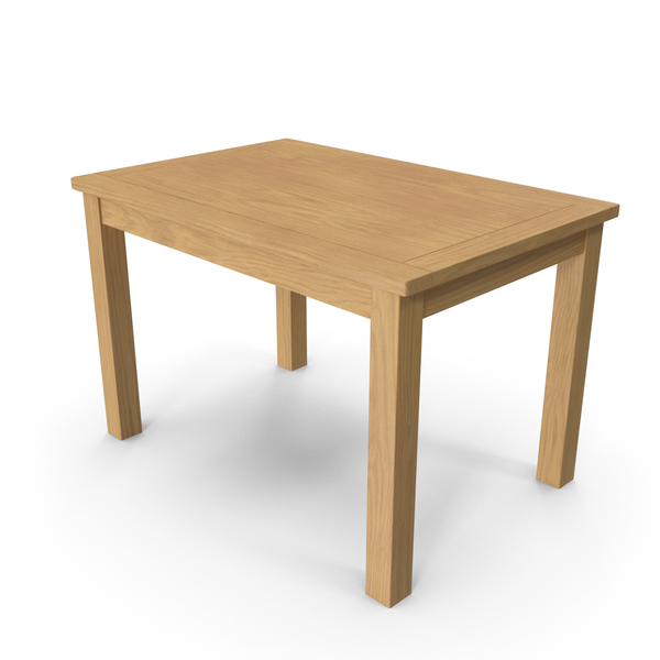 Portland Oak Dining Table PNG & PSD Images
