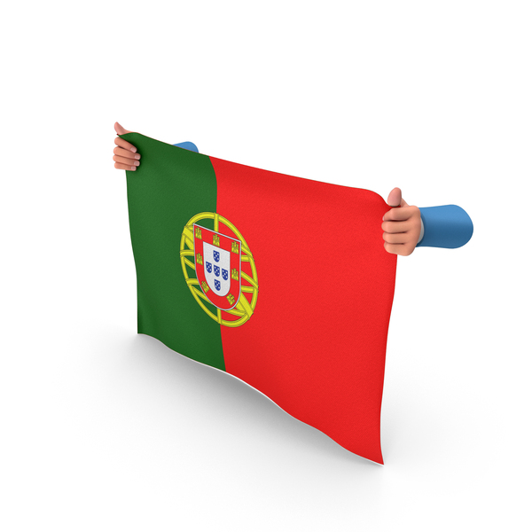 Portugal Hand Holding Flag PNG & PSD Images