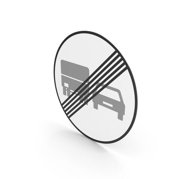Portuguese End Of Overtaking By Truck Prohibition Sign PNG & PSD Images Portuguese End Of Overtaking By Truck Prohibition Sign PNG & PSD Images