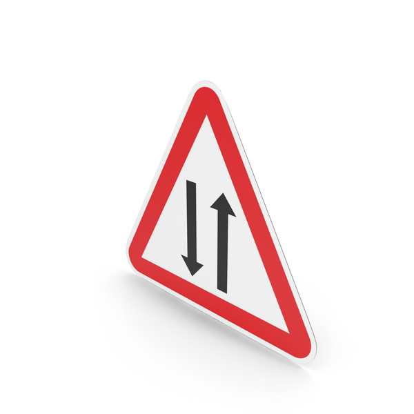 Portuguese Two Way Traffic Sign PNG & PSD Images