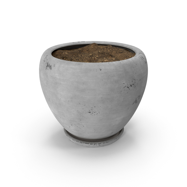 Flower Support: Pot Gray PNG & PSD Images Flower Support: Pot Gray PNG & PSD Images