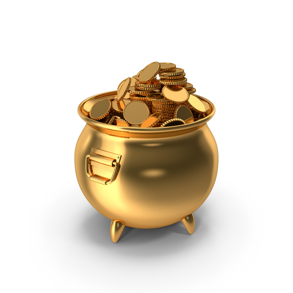 Pot Of Gold Coins PNG & PSD Images