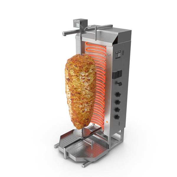 Machine: Potis Vertical Rotisserie Grill with Doner Kebab PNG & PSD Images Machine: Potis Vertical Rotisserie Grill with Doner Kebab PNG & PSD Images