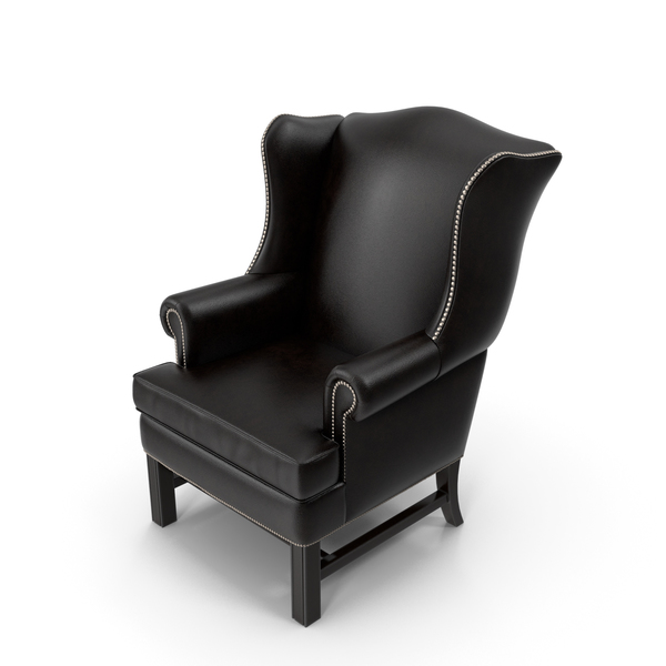 Pottery Barn - Thatcher Leather Wingback Chair PNG & PSD Images Pottery Barn - Thatcher Leather Wingback Chair PNG & PSD Images