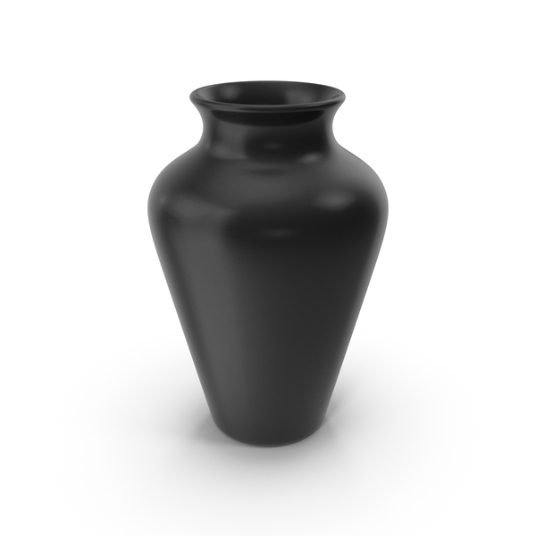 Vase: Pottery Black PNG & PSD Images