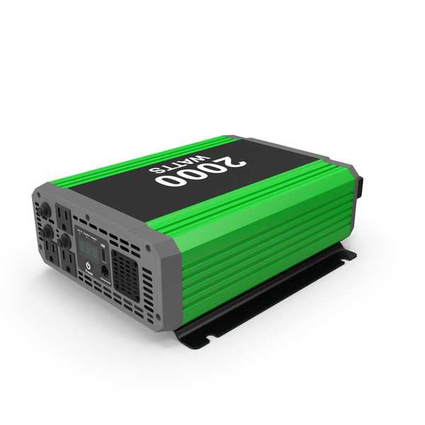 Pc Supply: Power Inverter Green New PNG & PSD Images