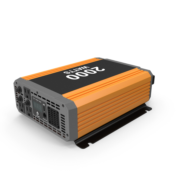 Pc Supply: Power Inverter Orange New PNG & PSD Images
