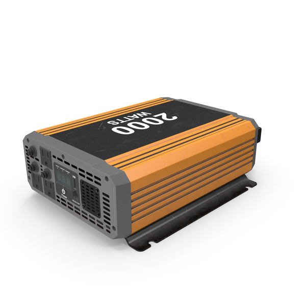 Pc Supply: Power Inverter Used Orange PNG & PSD Images