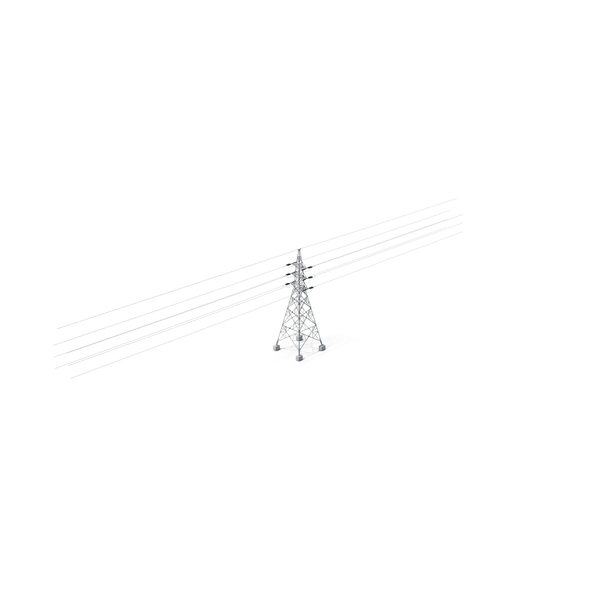 Utility Pole: Power Lines High Tension PNG & PSD Images Utility Pole: Power Lines High Tension PNG & PSD Images