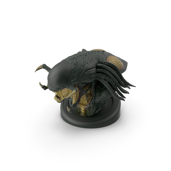 Predalien Bust PNG & PSD Images Predalien Bust PNG & PSD Images