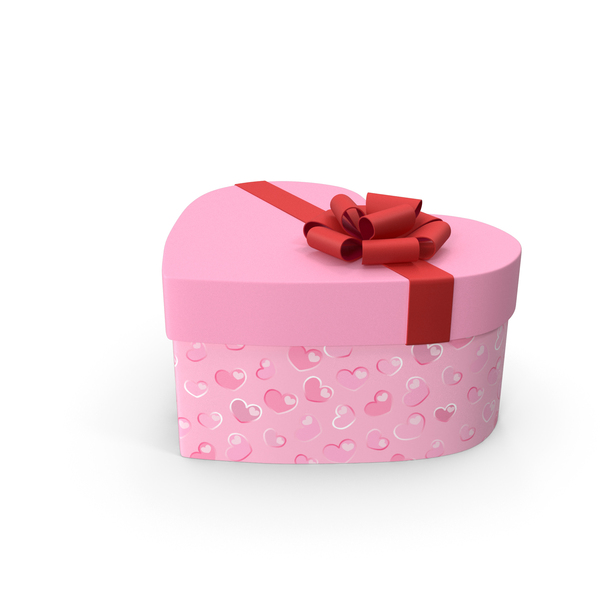 Heart Shaped Box: Present PNG & PSD Images